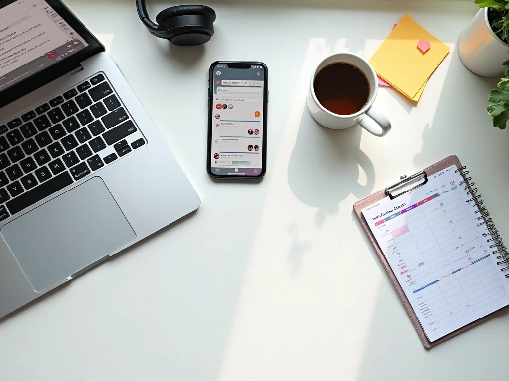 freelance-productivity-tools-on-a-clean-desk